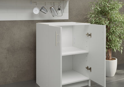 JD Greta NOT Adjustable Kitchen Base Unit 600mm - White Matt