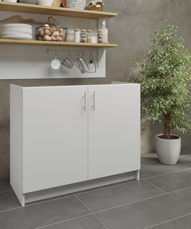 JD Greta NOT Adjustable Kitchen Sink Unit 1000mm  - White Matt