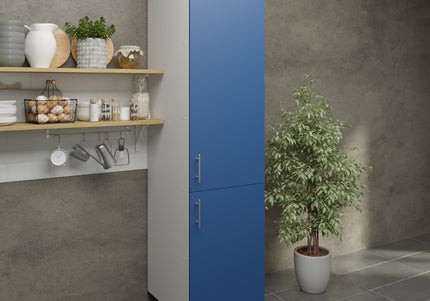 JD Greta Kitchen Adjustable 500mm Tall Base Cabinet - Navy Matt