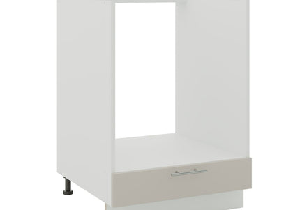 JD Greta Kitchen Adjustable 600mm Oven Base Cabinet - Cashmere Matt