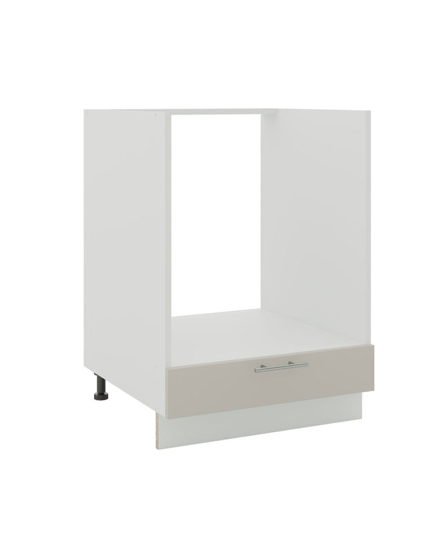 JD Greta Kitchen Adjustable 600mm Oven Base Cabinet - Cashmere Matt