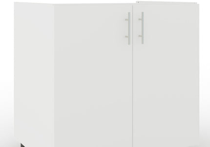 JD Greta Adjustable Legs Kitchen Sink Unit 800mm  - White Matt