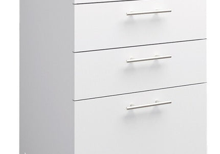 JD Greta Kitchen Base Drawer Unit 500mm Cabinet - White Matt (With Worktop)