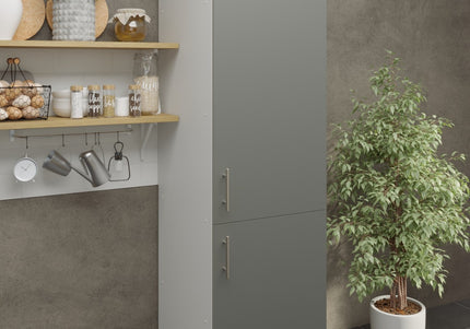 JD Greta Adjustable Kitchen Tall Larder Unit 500mm - Grey Matt
