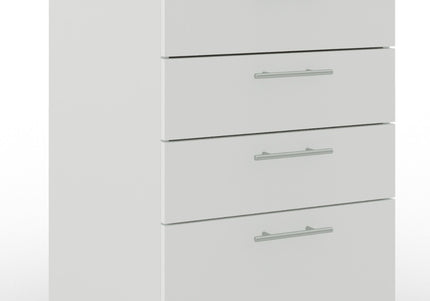 JD Greta Adjustable Legs Kitchen Drawer Unit 500mm - White Matt (With Worktop)