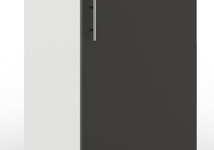 JD Greta Adjustable Kitchen Base Unit 500mm - Dark Grey Matt (With Worktop)