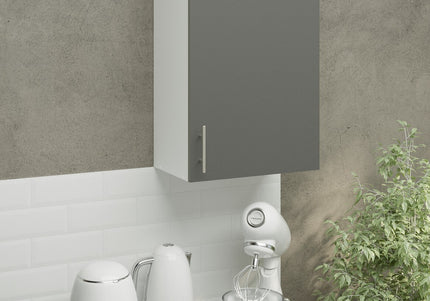 JD Greta Kitchen Wall Unit 500mm Kitchen Cabinet - Grey Matt