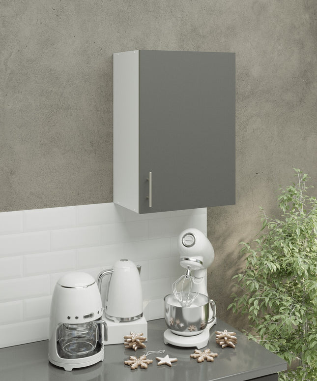 JD Greta Kitchen Wall Unit 500mm Kitchen Cabinet - Grey Matt