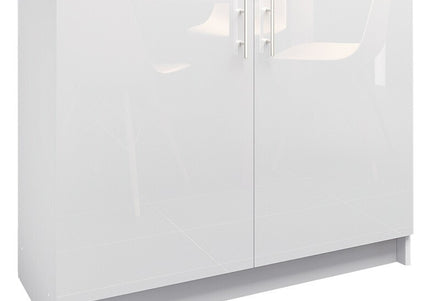 JD Greta NOT Adjustable Kitchen Base Unit 1000mm - White Gloss