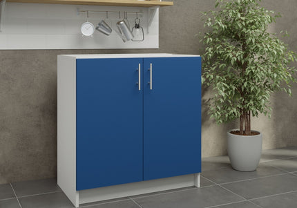JD Greta Fixed Height Kitchen Base Unit 800mm - Navy Matt