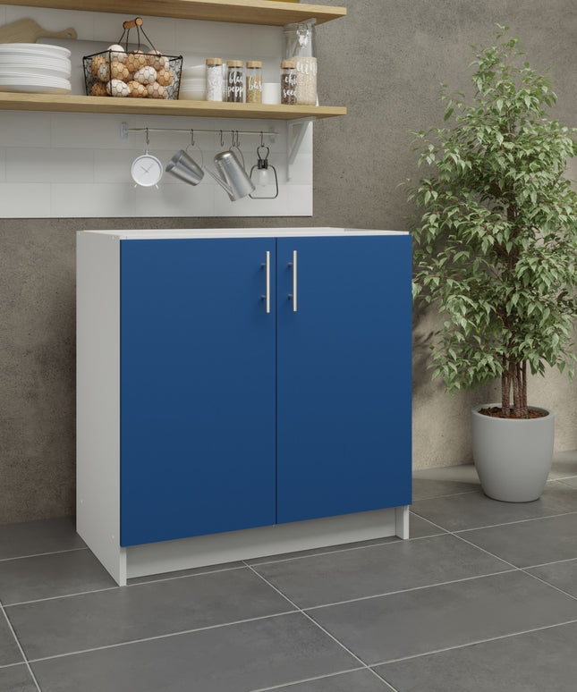 JD Greta Fixed Height Kitchen Base Unit 800mm - Navy Matt