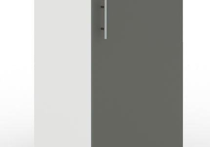 JD Greta Adjustable Kitchen Base Unit 400mm - Grey Matt (With Worktop)