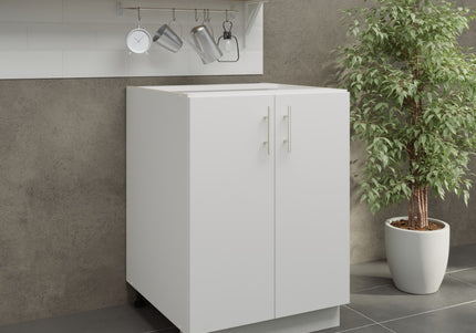 JD Greta Adjustable Legs Kitchen Base Unit 600mm - White Matt