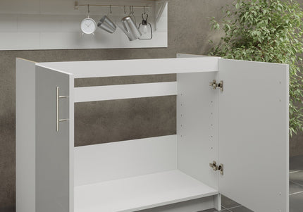 JD Greta NOT Adjustable Kitchen Sink Unit 1000mm  - White Gloss