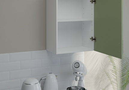 JD Greta Kitchen Wall Unit 500mm Kitchen Cabinet - Sage Green Matt
