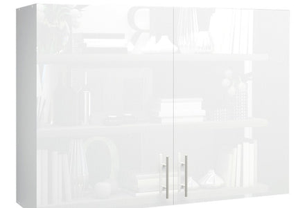 JD Greta Kitchen Wall Unit 1000mm Kitchen Cabinet - White Gloss