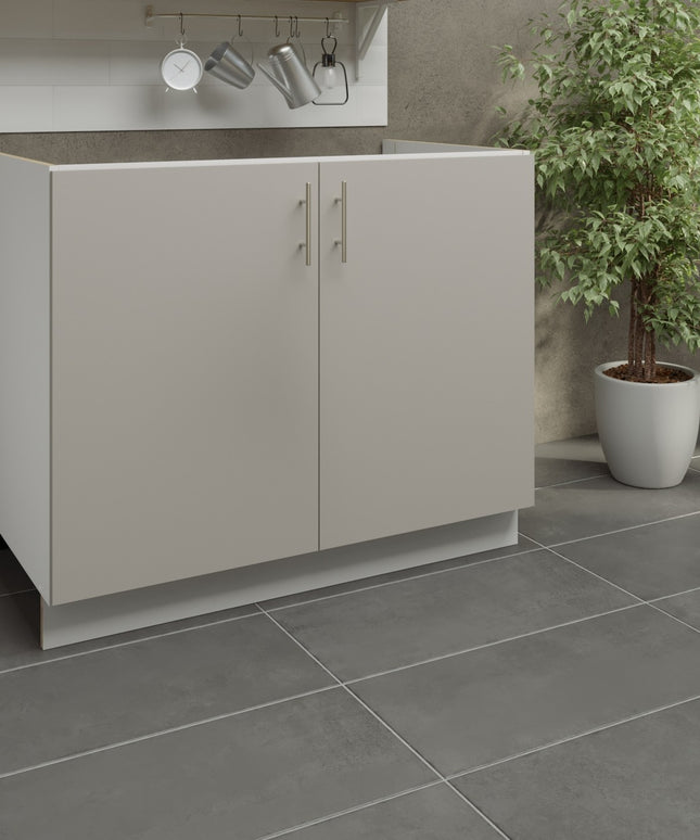 JD Greta Kitchen Adjustable 1000mm Sink Base Cabinet - Cashmere Matt