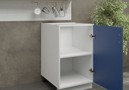 JD Greta Kitchen Adjustable 500mm Base Cabinet - Navy Matt
