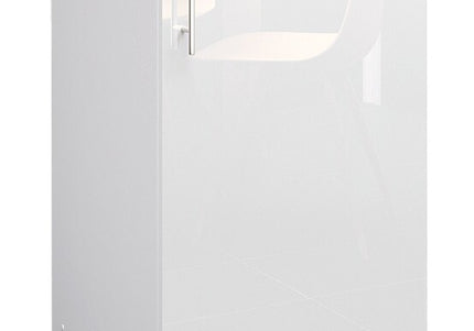 JD Greta NOT Adjustable Kitchen Base Unit 500mm - White Gloss (With Worktop)