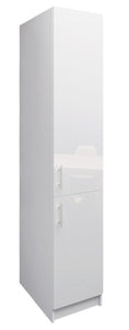 JD Greta NOT Adjustable Kitchen Tall Larder Unit 400mm - White Gloss