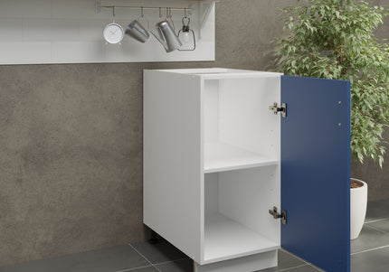 JD Greta Kitchen Adjustable 400mm Base Cabinet - Navy Matt
