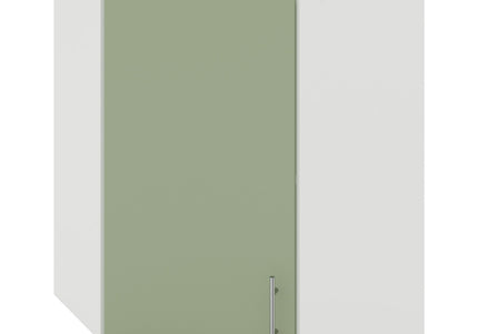 JD Greta Kitchen Wall Corner Unit 600mm Cabinet With Door 60cm - Sage Green Matt