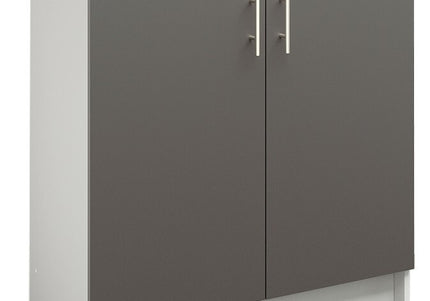 JD Greta NOT Adjustable Kitchen Base Unit 800mm - Dark Grey Matt (With Worktop)