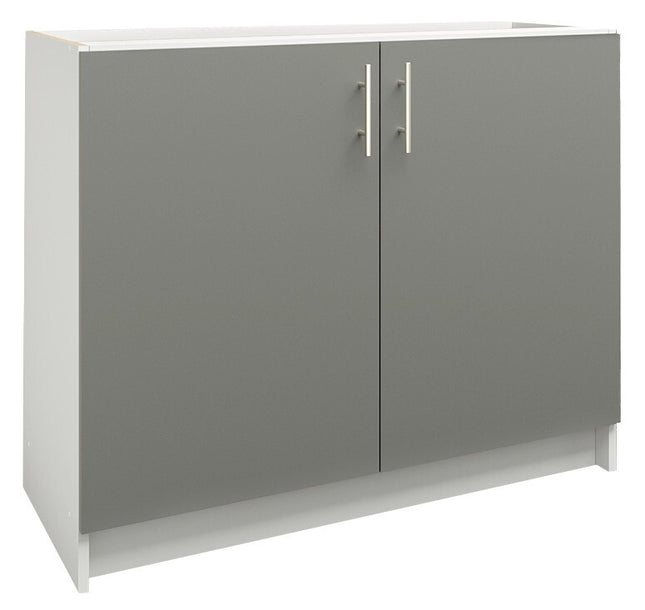 JD Greta NOT Adjustable Kitchen Base Unit 1000mm - Grey Matt