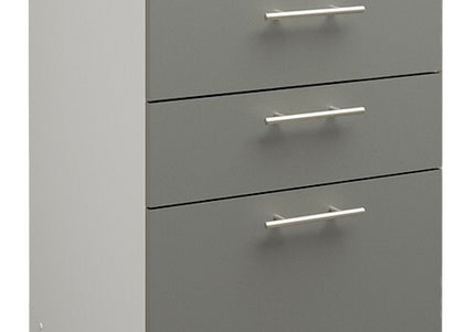 JD Greta NOT Adjustable Kitchen Drawer Unit 500mm - Grey Matt