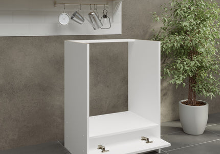 JD Greta NOT Adjustable Kitchen Oven Unit 600mm - White Matt