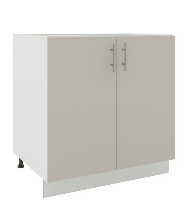 JD Greta Kitchen Adjustable 800mm Base Cabinet - Cashmere Matt