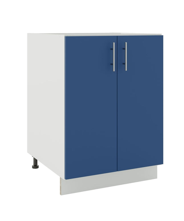 JD Greta Kitchen Adjustable 600mm Base Cabinet - Navy Matt
