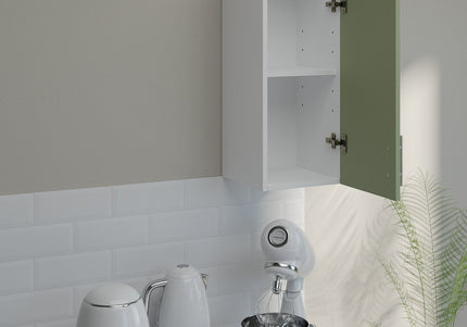 JD Greta Kitchen Wall Unit 300mm Kitchen Cabinet - Sage Green Matt