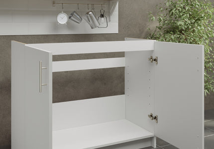 JD Greta NOT Adjustable Kitchen Sink Unit 1000mm  - White Matt