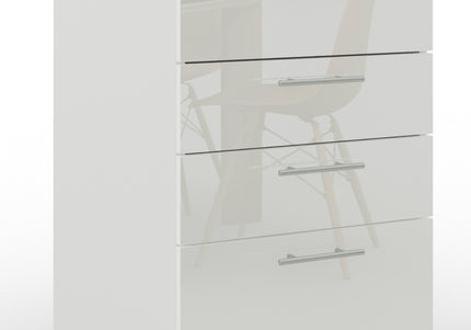 JD Greta Adjustable Legs Kitchen Drawer Unit 500mm - White Gloss (With Worktop)