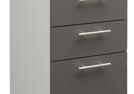 JD Greta NOT Adjustable Kitchen Drawer Unit 400mm - Dark Grey Matt