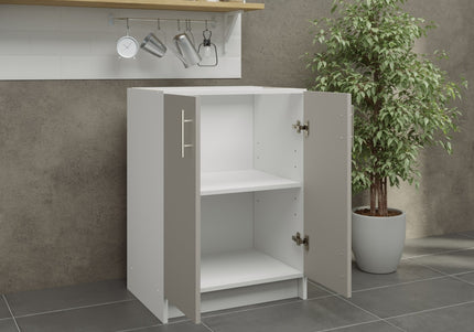 JD Greta Fixed Height Kitchen Base Unit 600mm - Cashmere Matt