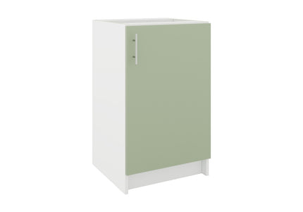 JD Greta Fixed Height Kitchen Base Unit 500mm - Sage Green Matt