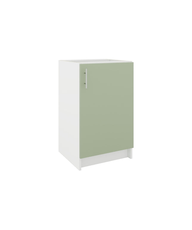 JD Greta Fixed Height Kitchen Base Unit 500mm - Sage Green Matt