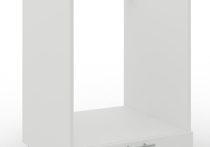 JD Greta Adjustable Legs Kitchen Oven Unit 600mm - White Gloss