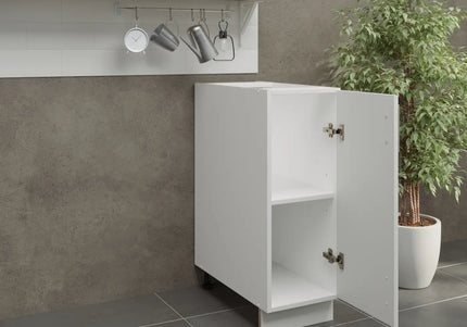 JD Greta Adjustable Legs Kitchen Base Unit 300mm - White Matt