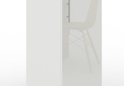 JD Greta Adjustable Kitchen Base Unit 300mm - White Gloss (With Worktop)