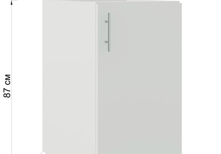 JD Greta Adjustable Legs Kitchen Base Unit 400mm - White Gloss