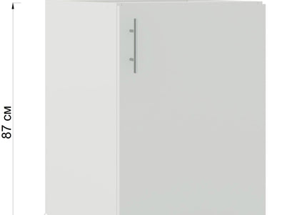 JD Greta Adjustable Legs Kitchen Base Unit 500mm - White Matt