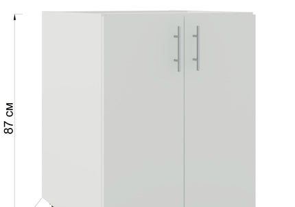 JD Greta Adjustable Legs Kitchen Base Unit 600mm - White Matt