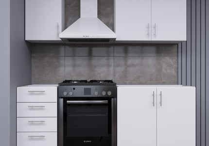 JD Greta Fixed Height 180cm 4 Piece Complete Kitchen - White Matt