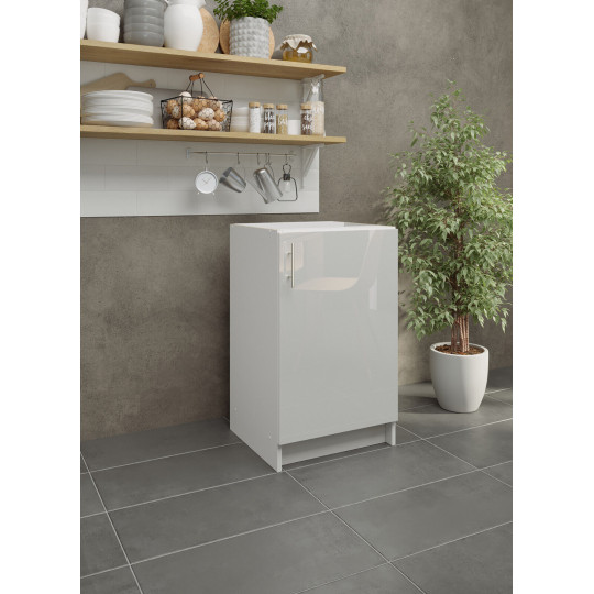 Küchen Unterschrank 50cm Breit 500mm Grau Anthrazit Weiß Matt Weiß Hochglanz