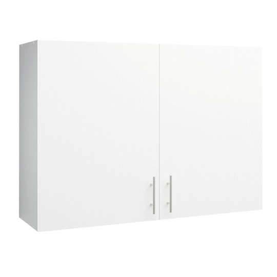Küchenschrank 100cm Hängeschrank 1000mm Breit - Weiß Matt – Mit Türen für Küche
