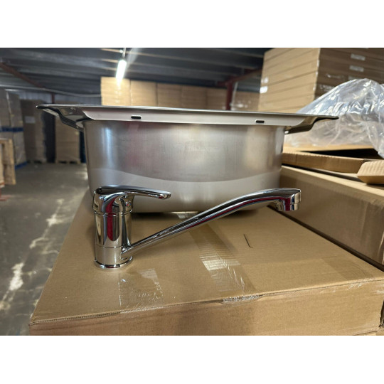 KITCHEN SINK BOWL &  SINGLE LEVER TAP SET